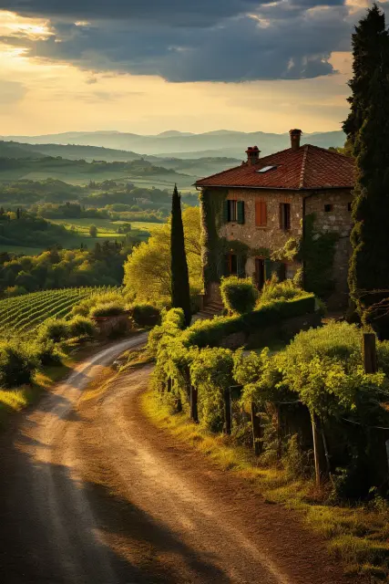 Rolling Tuscan hills