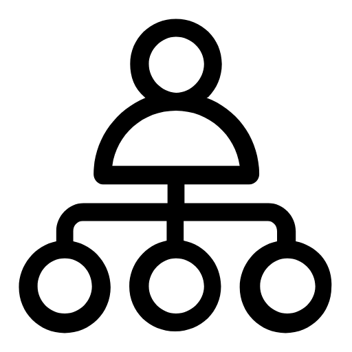 Support hierarchy icon