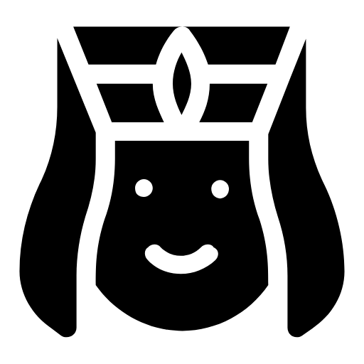 Woman with a headdress icon