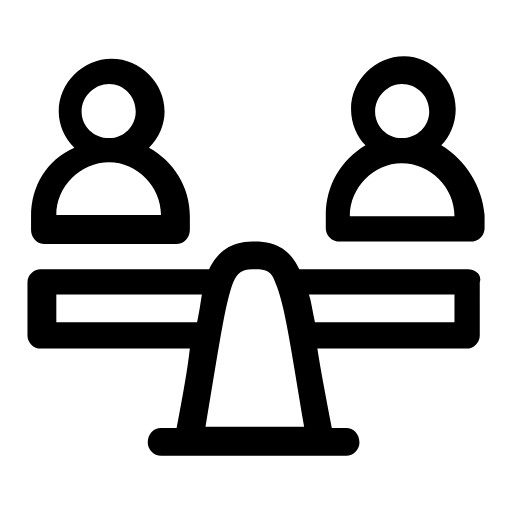 Team balance icon