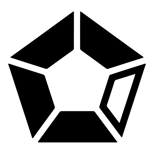 Pentagon chart icon