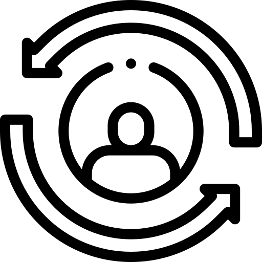 Employee rotation icon
