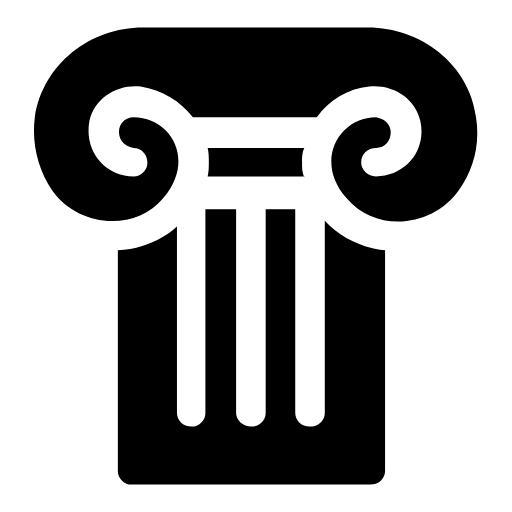 Classical column icon