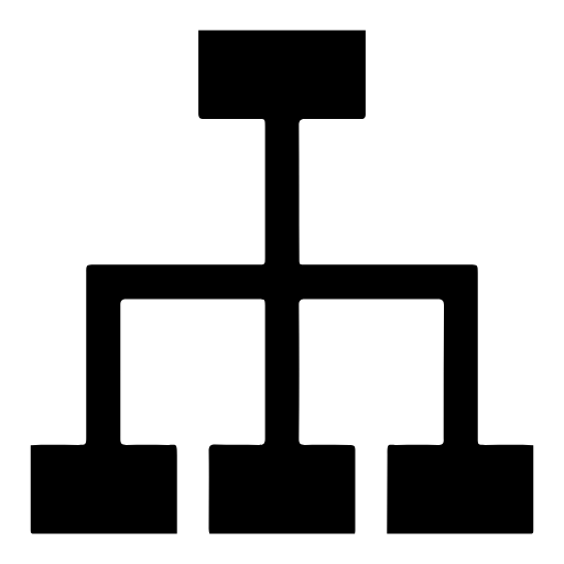 Organisation chart icon