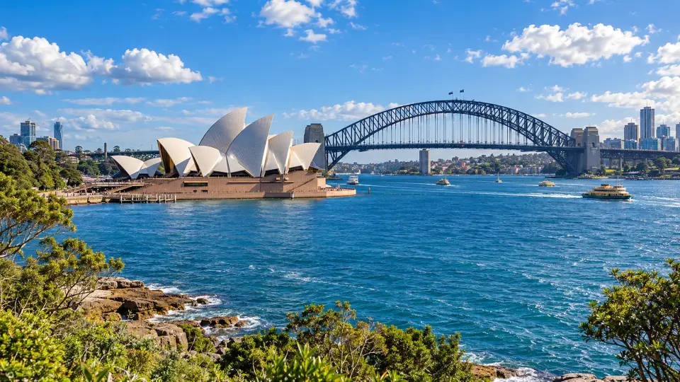 Sydney Opera House and Harbour Bridge