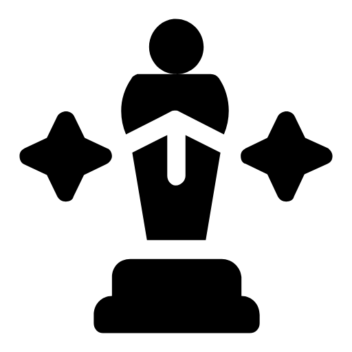 Award statuette icon