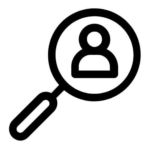 Target audience search icon