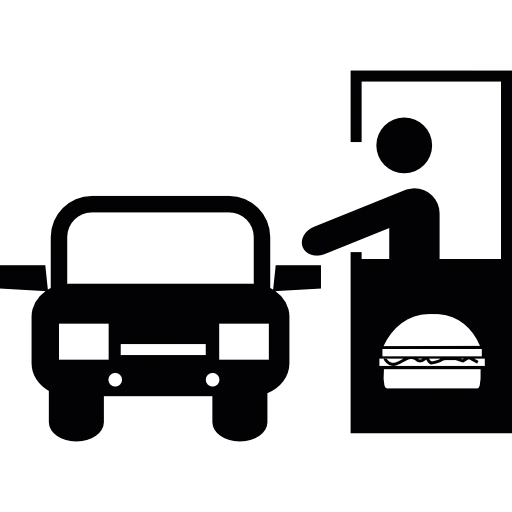 Drive-through icon