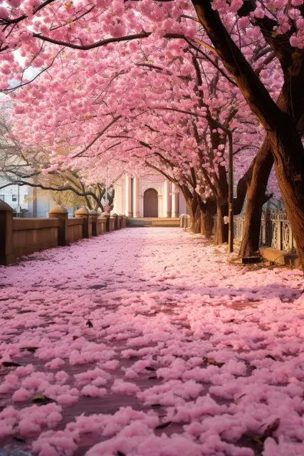 Cherry blossom avenue