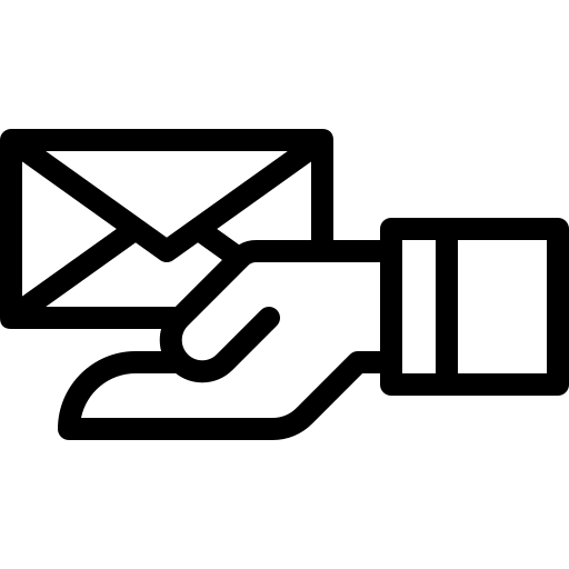 Sending a letter icon