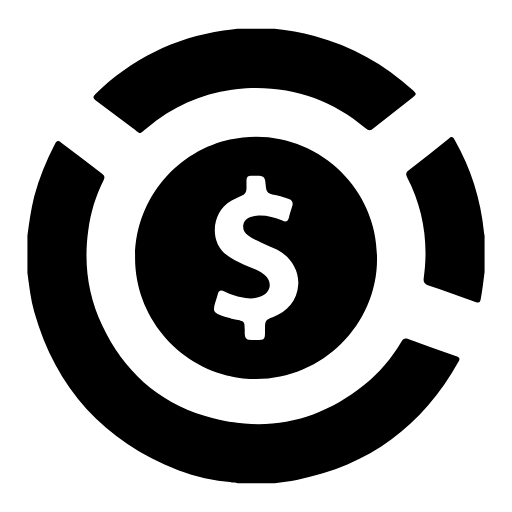 Dollar cycle icon