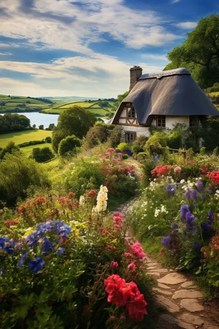Rolling English countryside