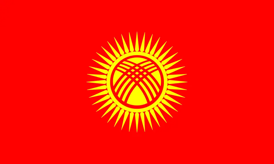 Flag of Kyrgyzstan