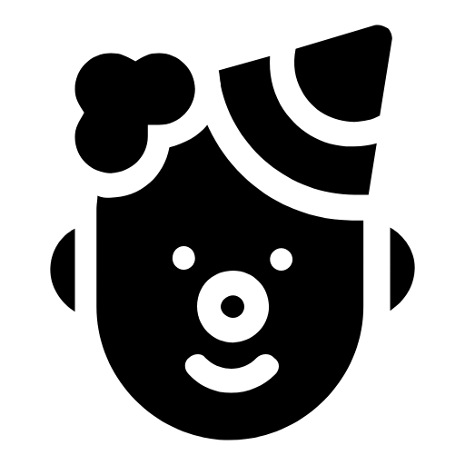Child in a party hat icon