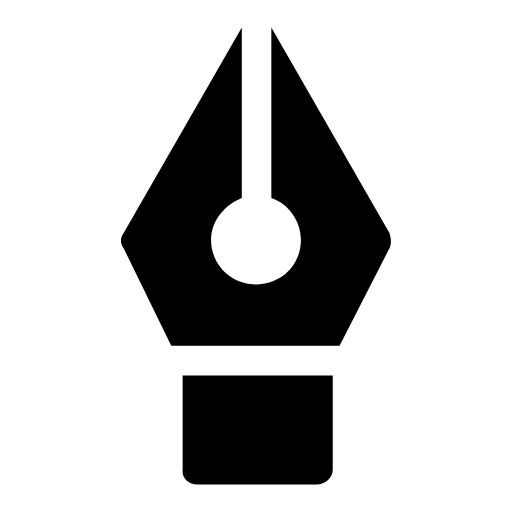 Fountain pen nib icon