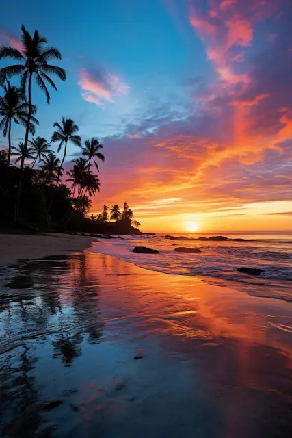 Beach at dawn