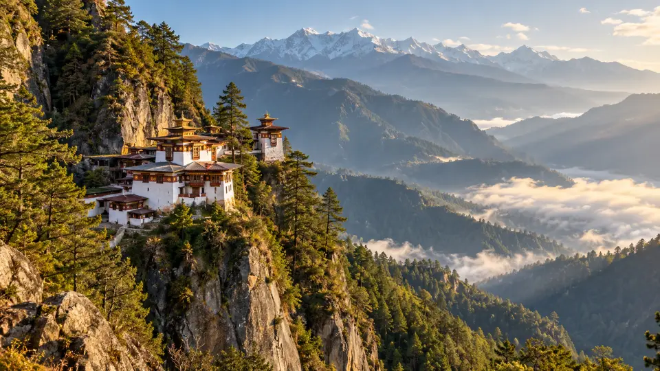 Monastery on a Himalayan cliff