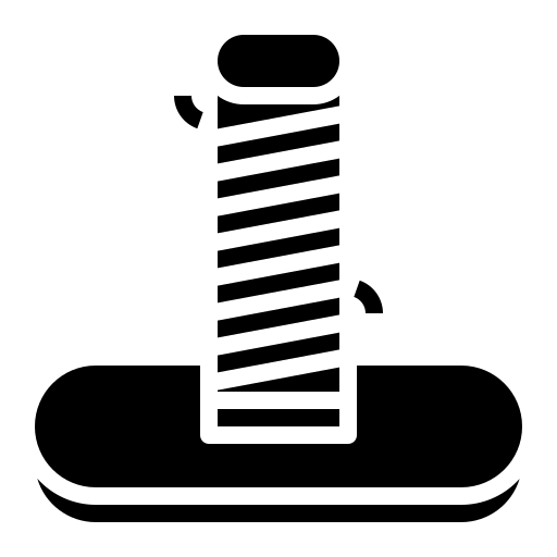 Cat scratching post icon