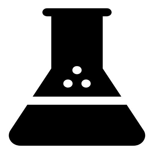 Laboratory flask icon