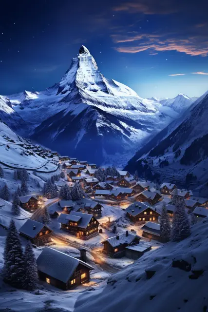 Delightful mountain landscape
