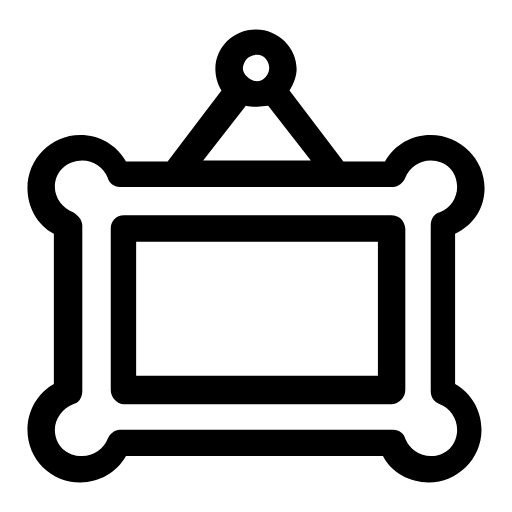 Hanging frame icon