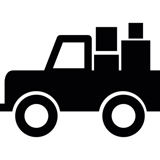 Pickup truck icon