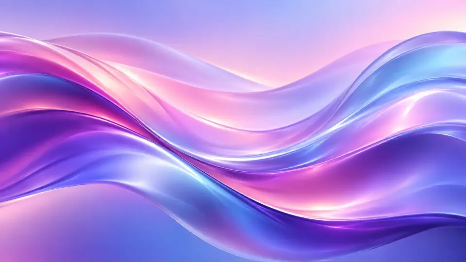 Purple, pink and blue abstract waves