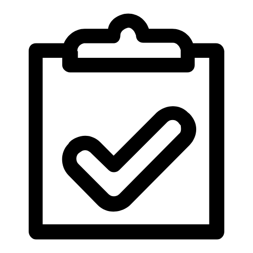 Checklist clipboard icon