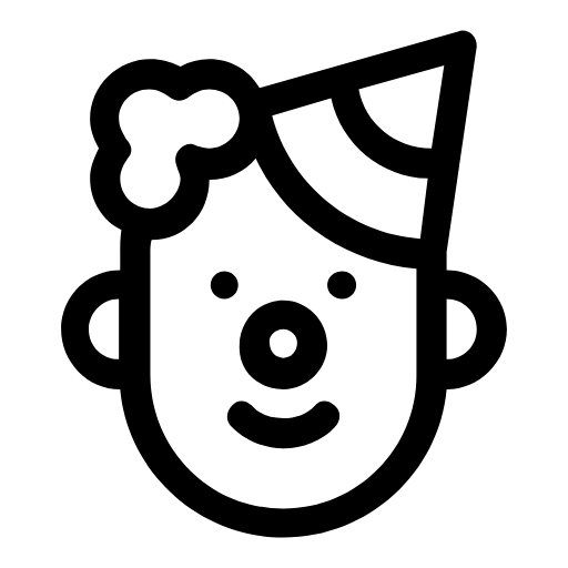Child in a party hat icon