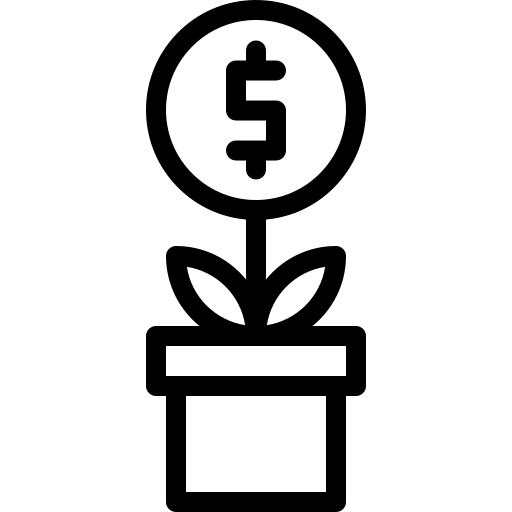 Money plant icon