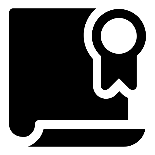 Diploma scroll icon