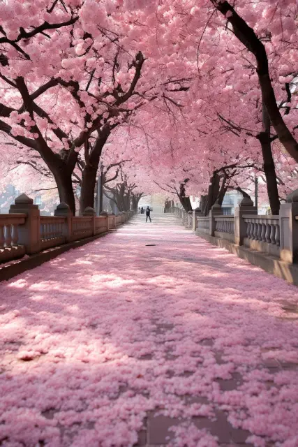 Cherry blossom avenue