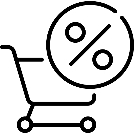 Shopping discount icon