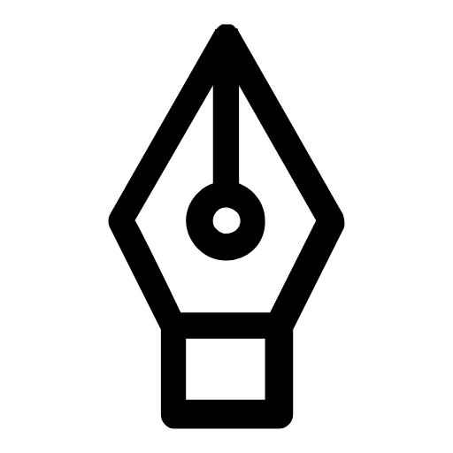 Fountain pen nib icon