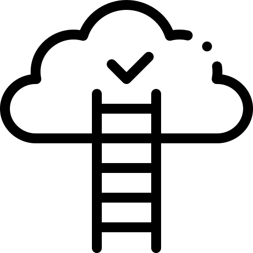 Ladder to success icon