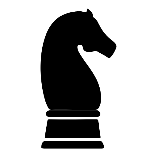 Chess knight icon