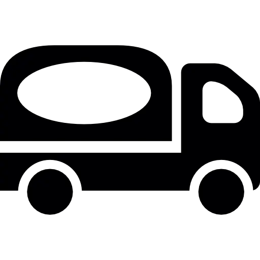 Concrete mixer truck icon