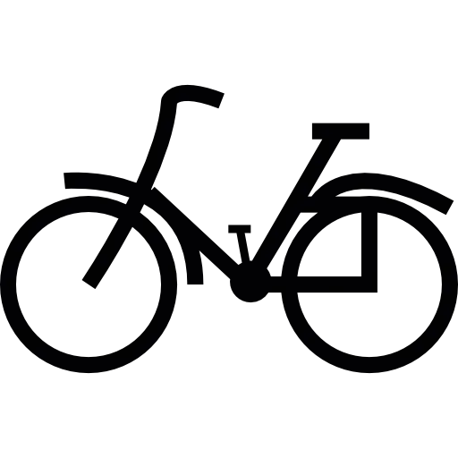 City bicycle icon