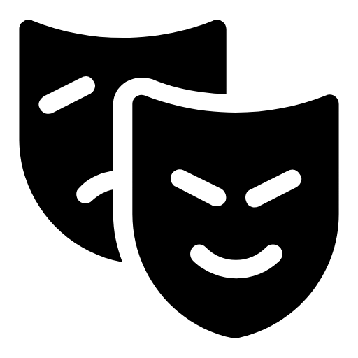 Theatre masks icon