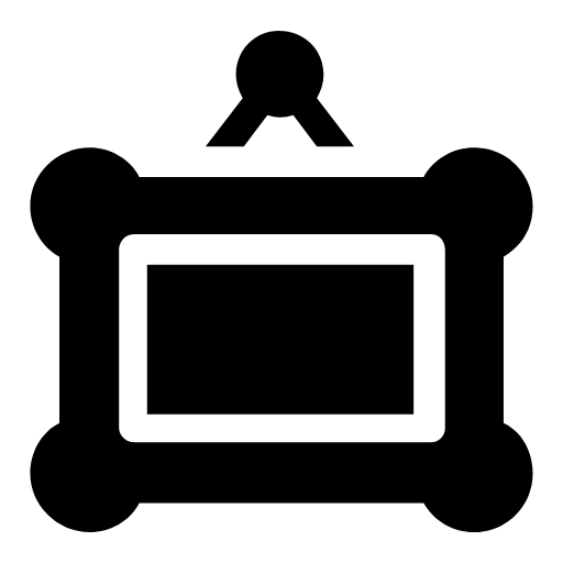 Hanging frame icon