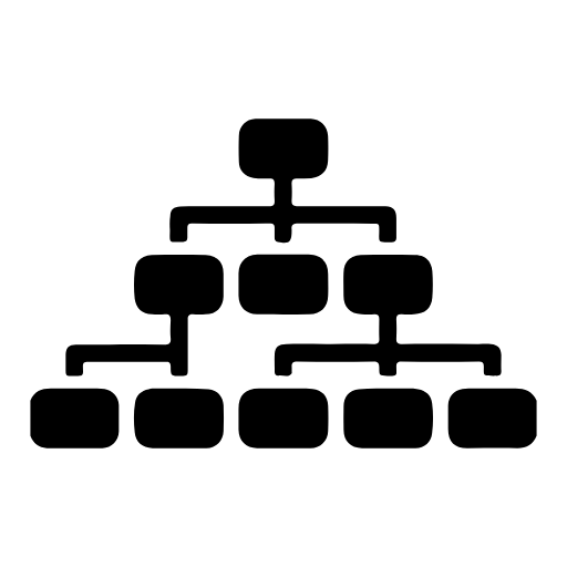Organisation chart icon