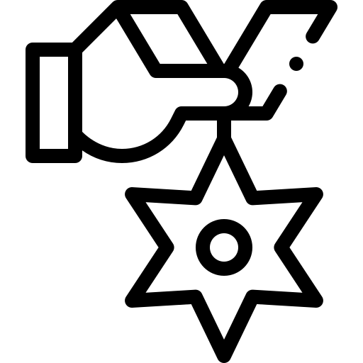 Giving a star icon