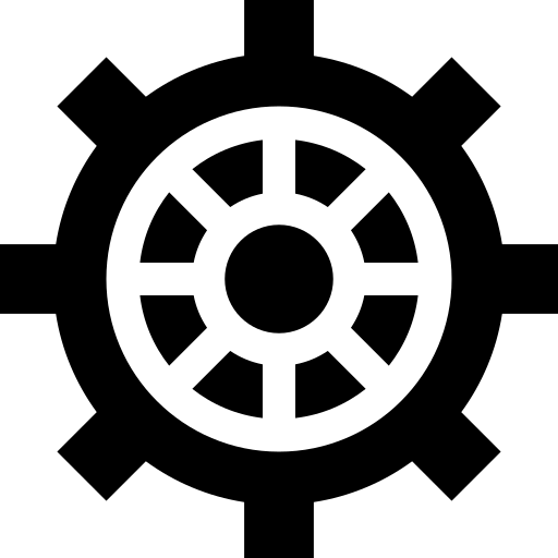 Ship's wheel icon