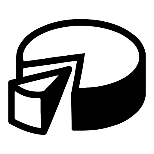 3D pie chart icon