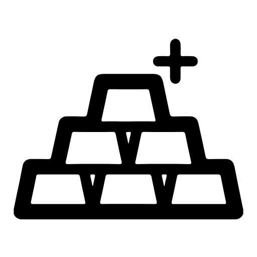 Gold reserve icon