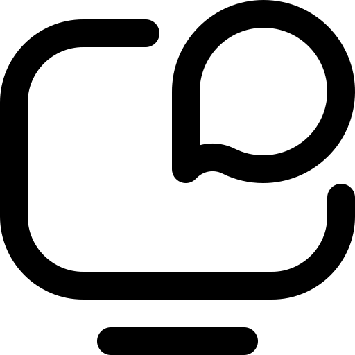 Desktop chat icon