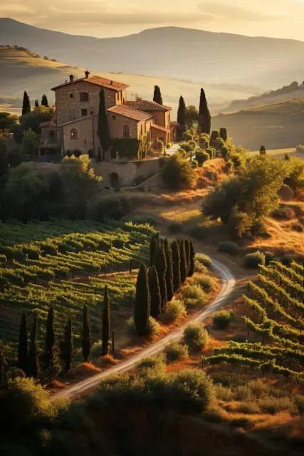 Rolling Tuscan hills